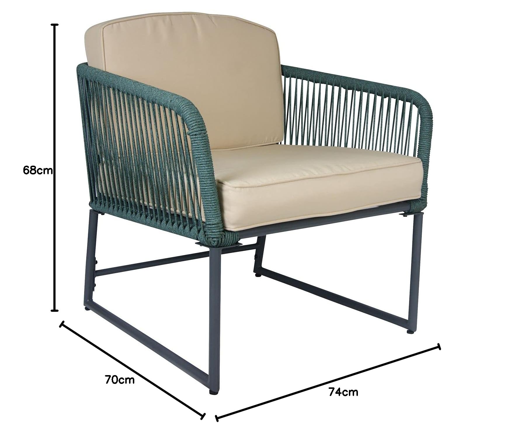 lycce-loungesessel-summer-gartenstuhl-blau-grau-sitzh-he-35-cm-mit-sitzkissen image 3