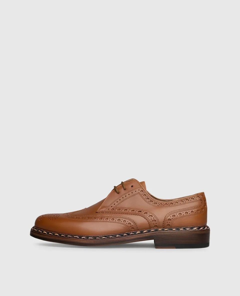 dinkelacker-buda-full-brogue-ac-derby-tabacco image 1