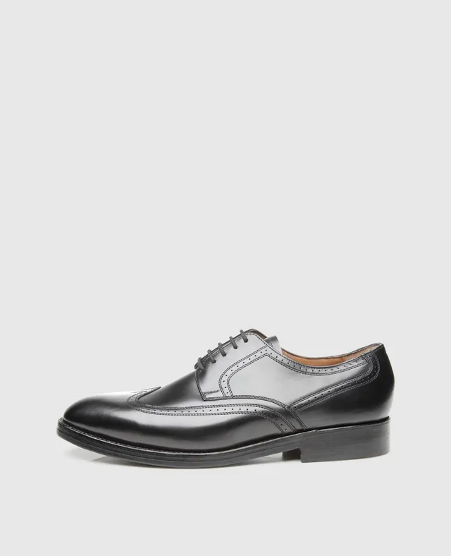dinkelacker-luzern-full-brogue-bc-derby-herrenschuh-schwarz image 1