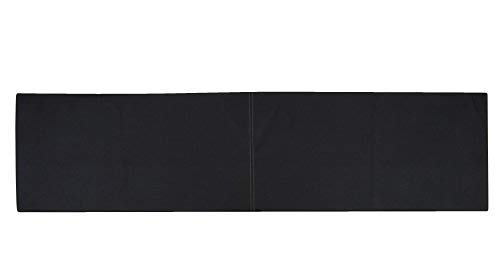lycce-wandkissen-xxl-150cm-x-30cm-kunstleder-grau-mit-montage-set image 7