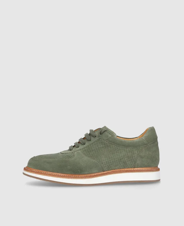 dinkelacker-london-sneaker-v-green-aus-veloursleder image 1