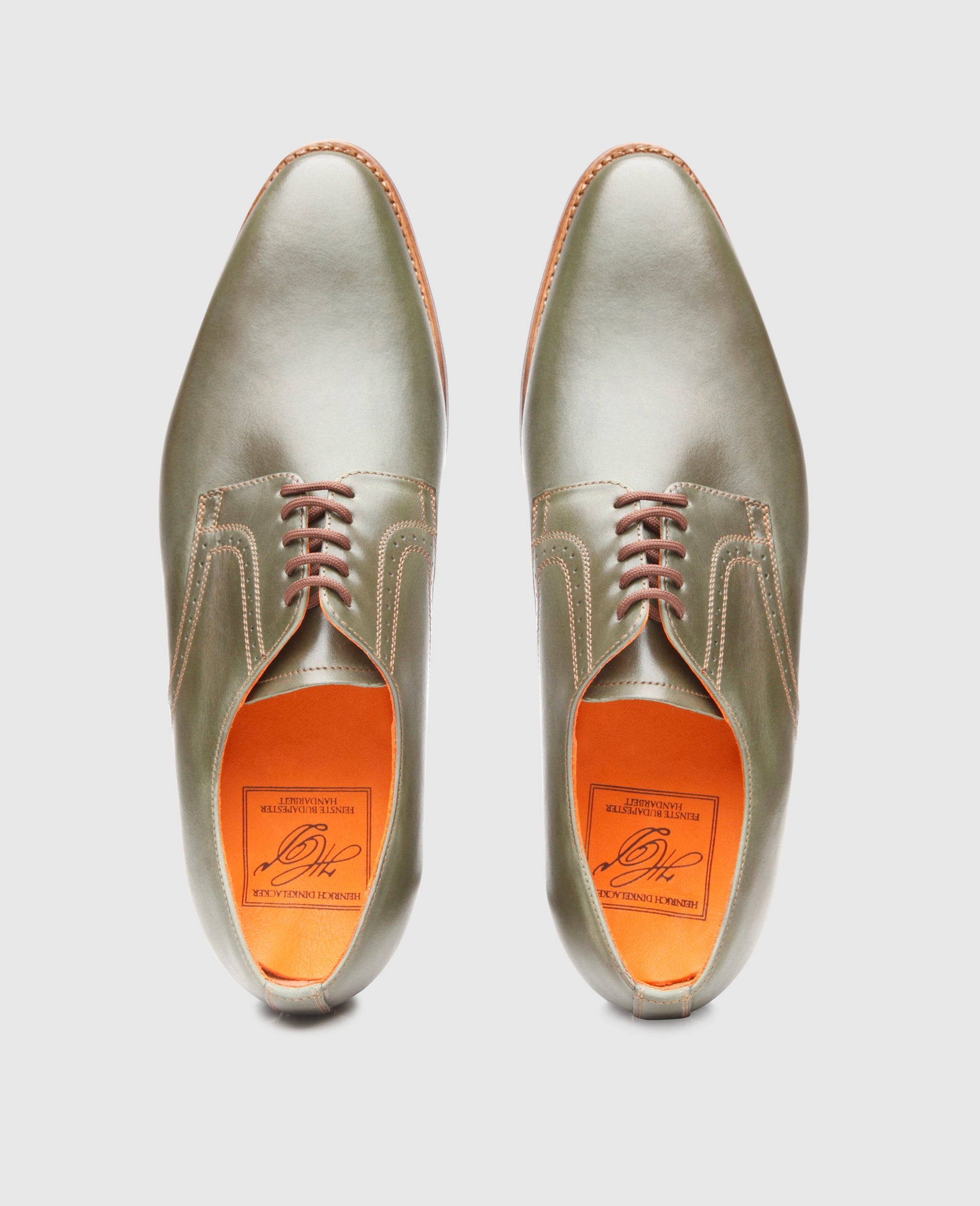 dinkelacker-milano-plain-h-schn-rschuh-gr-n-gewachstes-nubuk-herren image 8