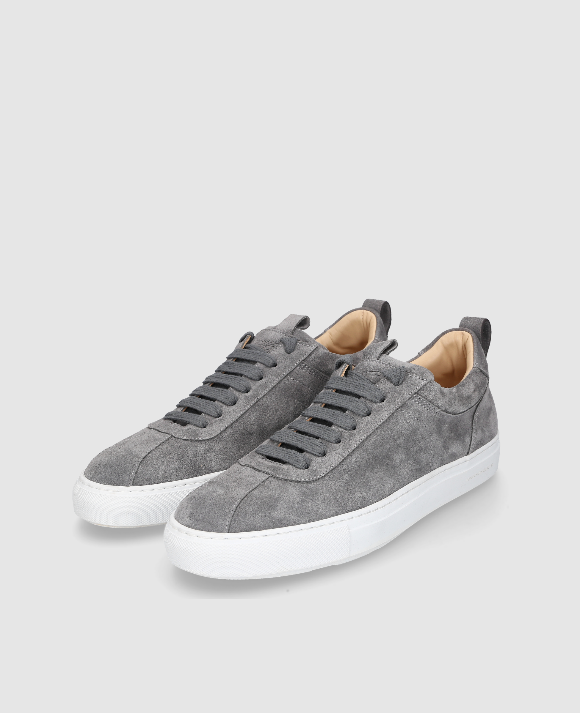 dinkelacker-turin-sneaker-v-grau-kalbsvelours-schalensohle image 2
