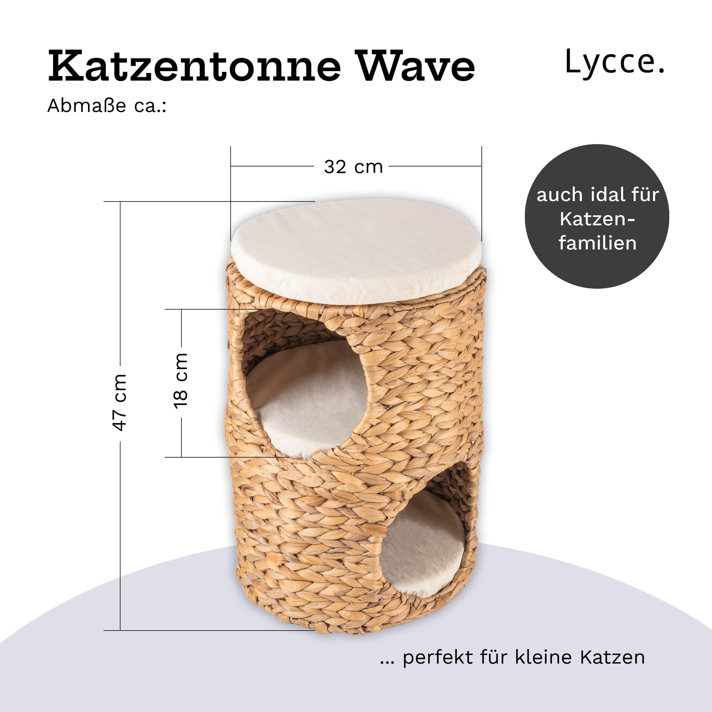 lycce-katzentonne-wave-f-r-kleine-katzen-wasserhyazinthe-h47xb32cm image 3