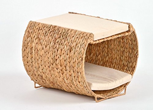 lycce-katzentunnel-katzenh-hle-mit-kissen-34-x-34-x-29-5-cm image 2