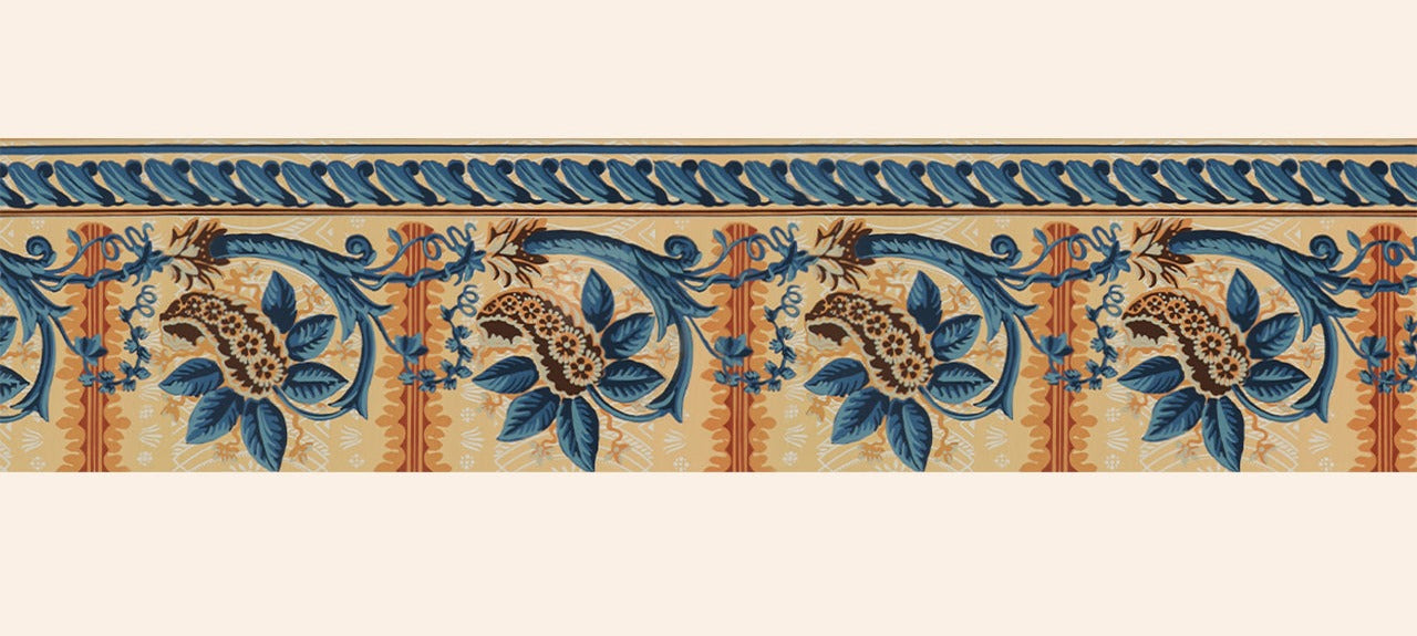 hembus-borte-524-c-cilie-papiertapetenborte-blau-25-cm image 1