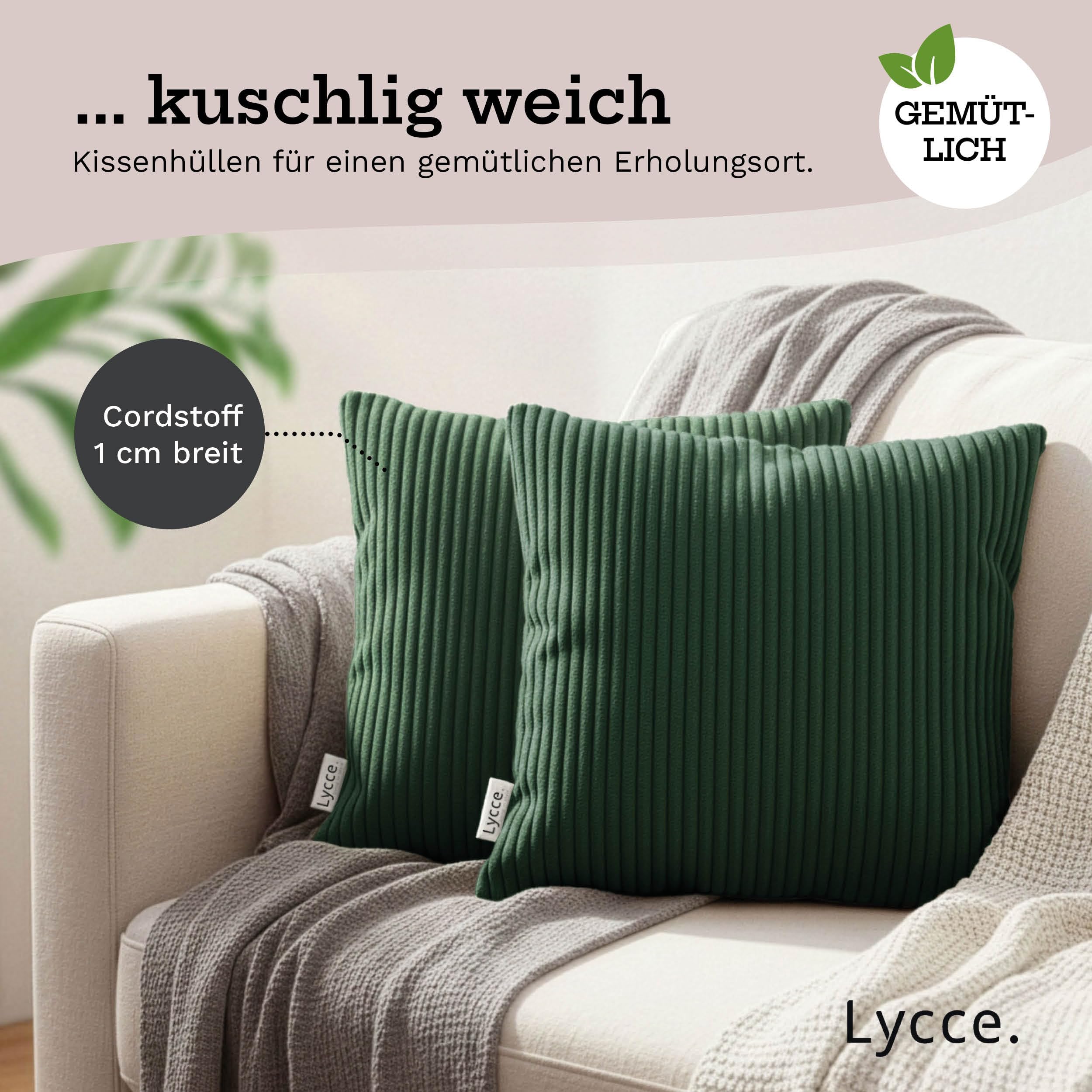 lycce-kissenbezug-2er-set-cordstoff-gr-n-40-x-40-cm image 2