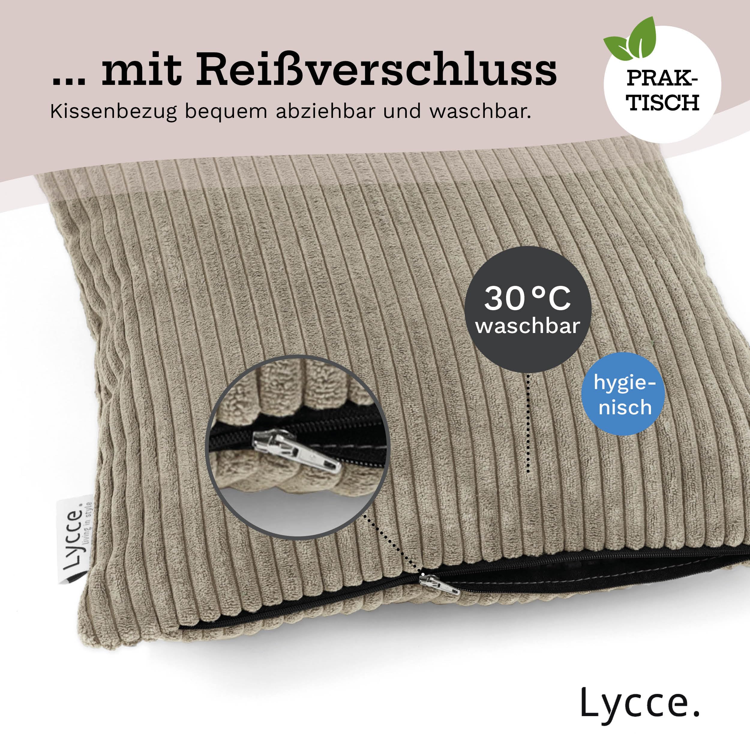 lycce-kissenbezug-cordstoff-taupe-50-x-50-cm-mit-rei-verschluss image 6