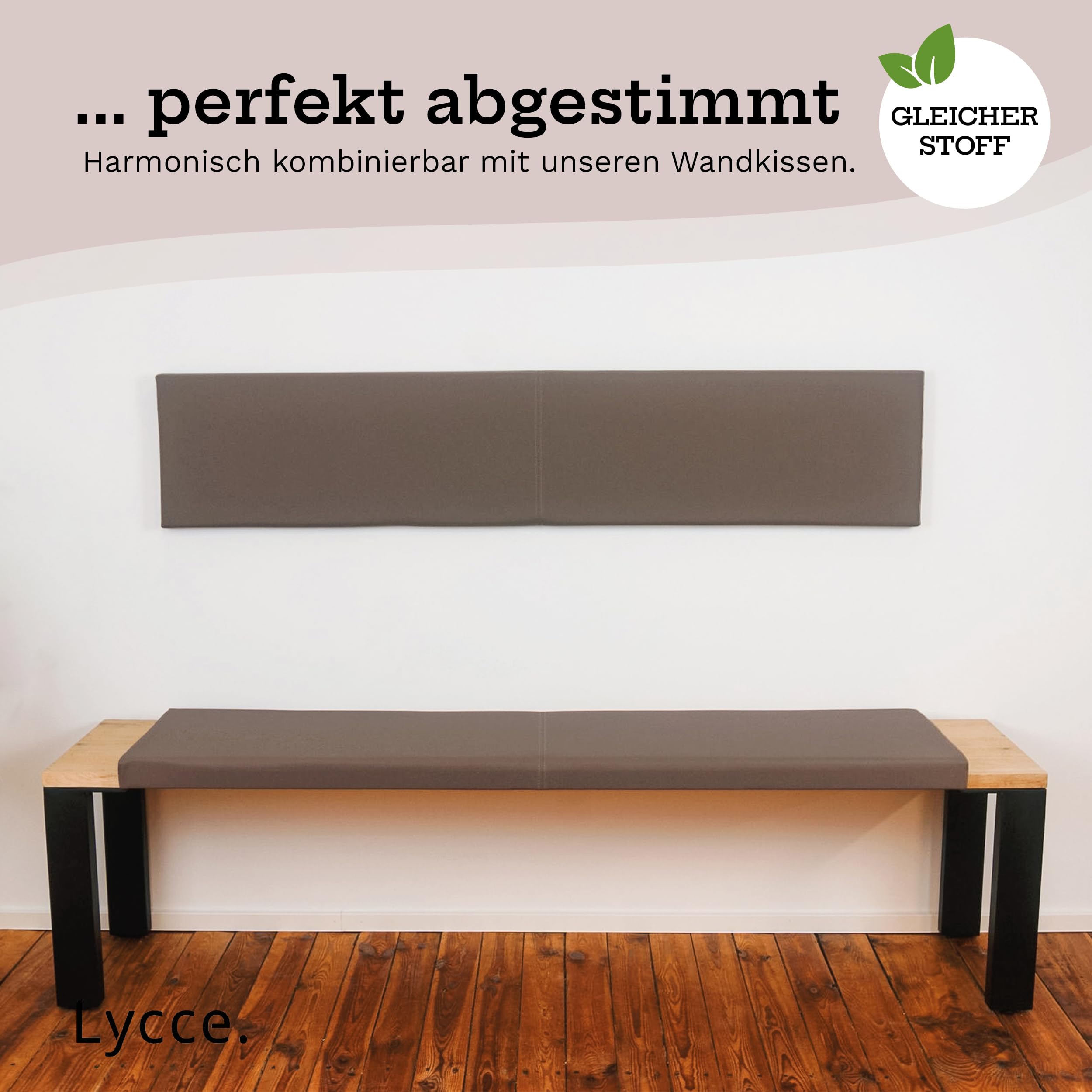 lycce-bankauflage-klemmkissen-1-leiste-xxl-3-sitzer-kunstleder-taupe image 7