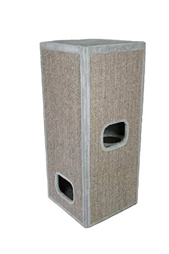 lycce-katzen-kratztonne-connel-sisal-3-eing-nge-l50-x-b50-x-h118-cm-grau image 1