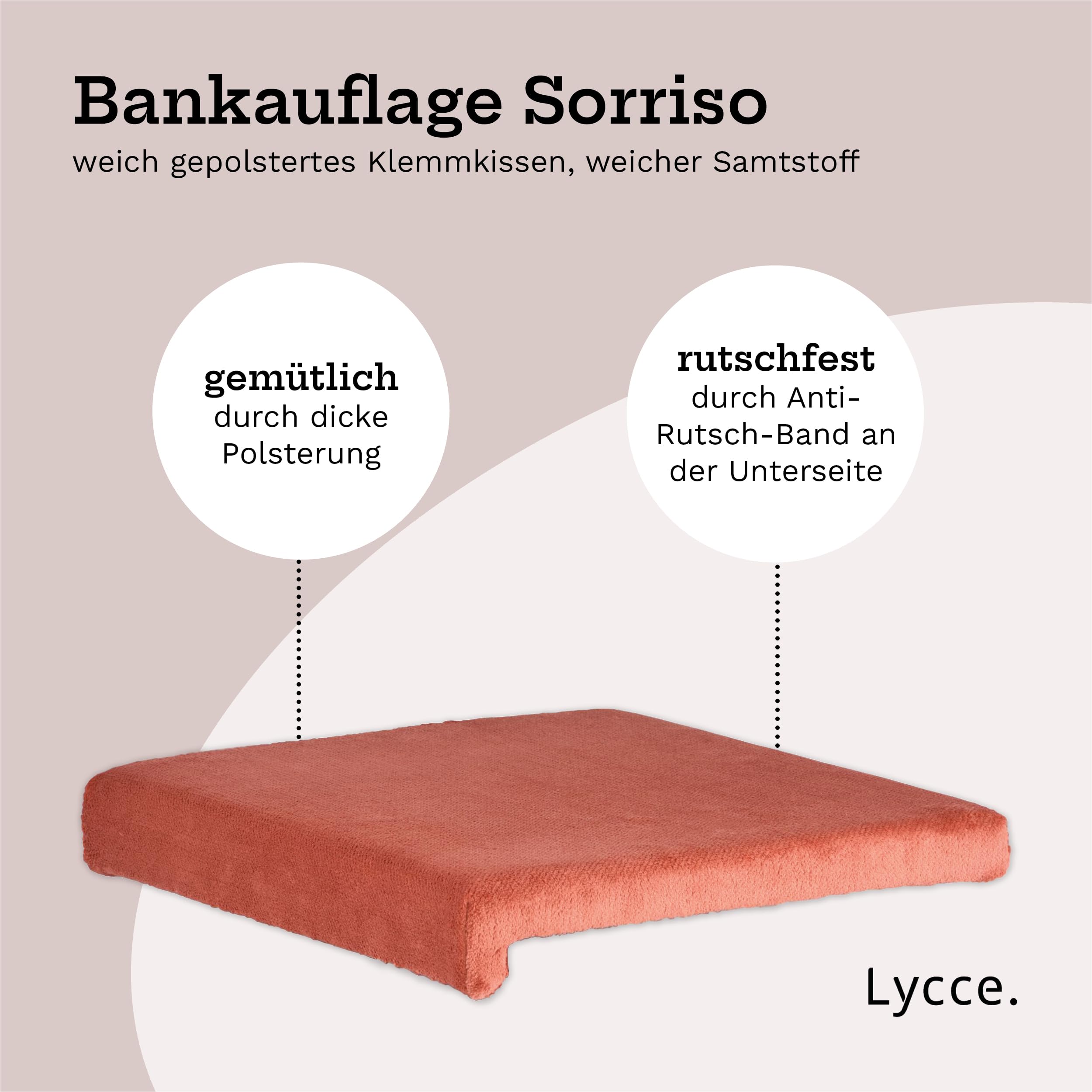 lycce-klemmkissen-sorriso-samt-koralle-1-leiste-40x38x6-cm image 2