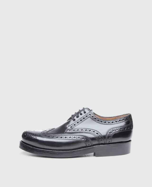 dinkelacker-rio-full-brogue-c-derby-schwarz-shell-cordovan image 1
