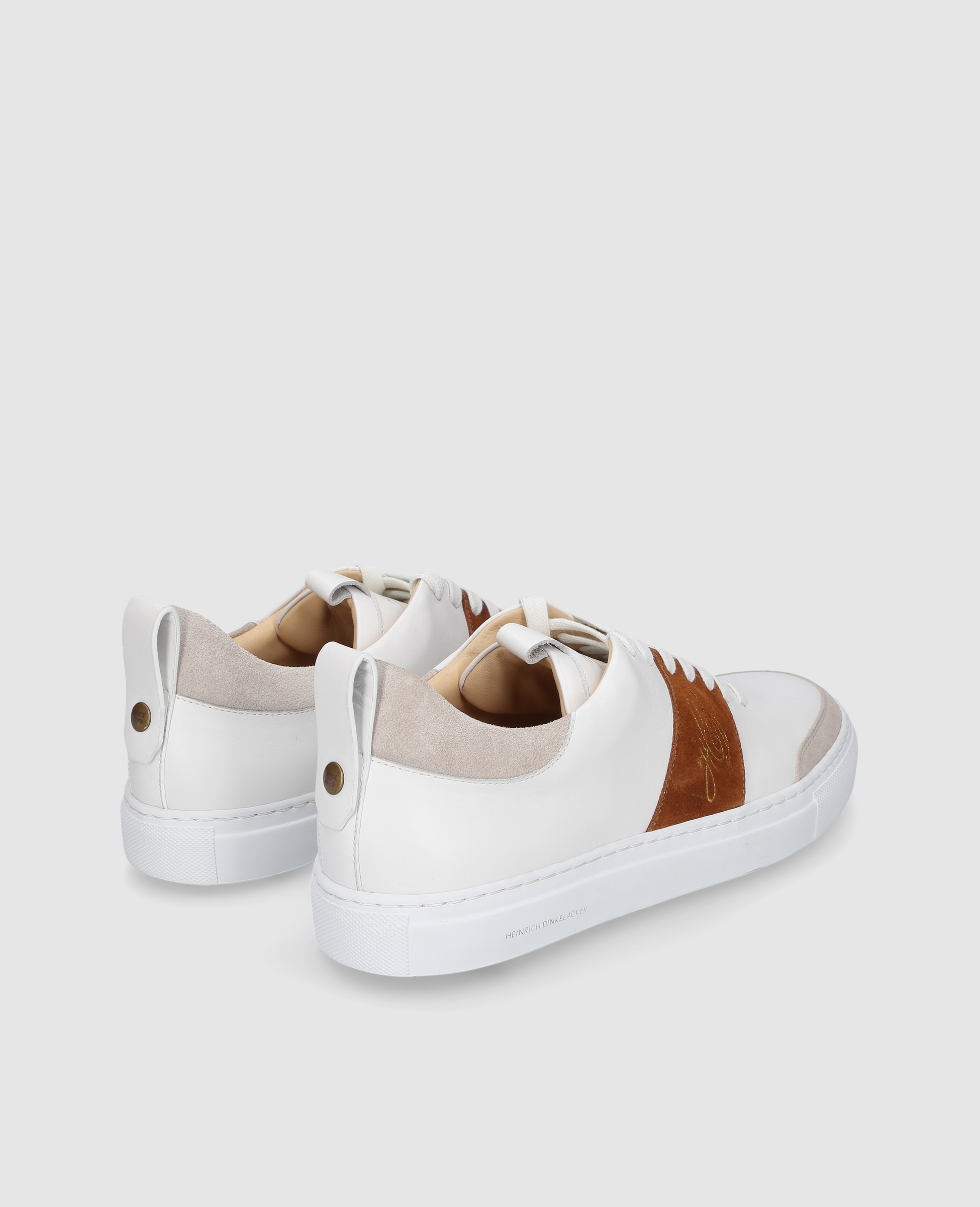 dinkelacker-turin-tennis-sneaker-np-wei-rotbraun image 3