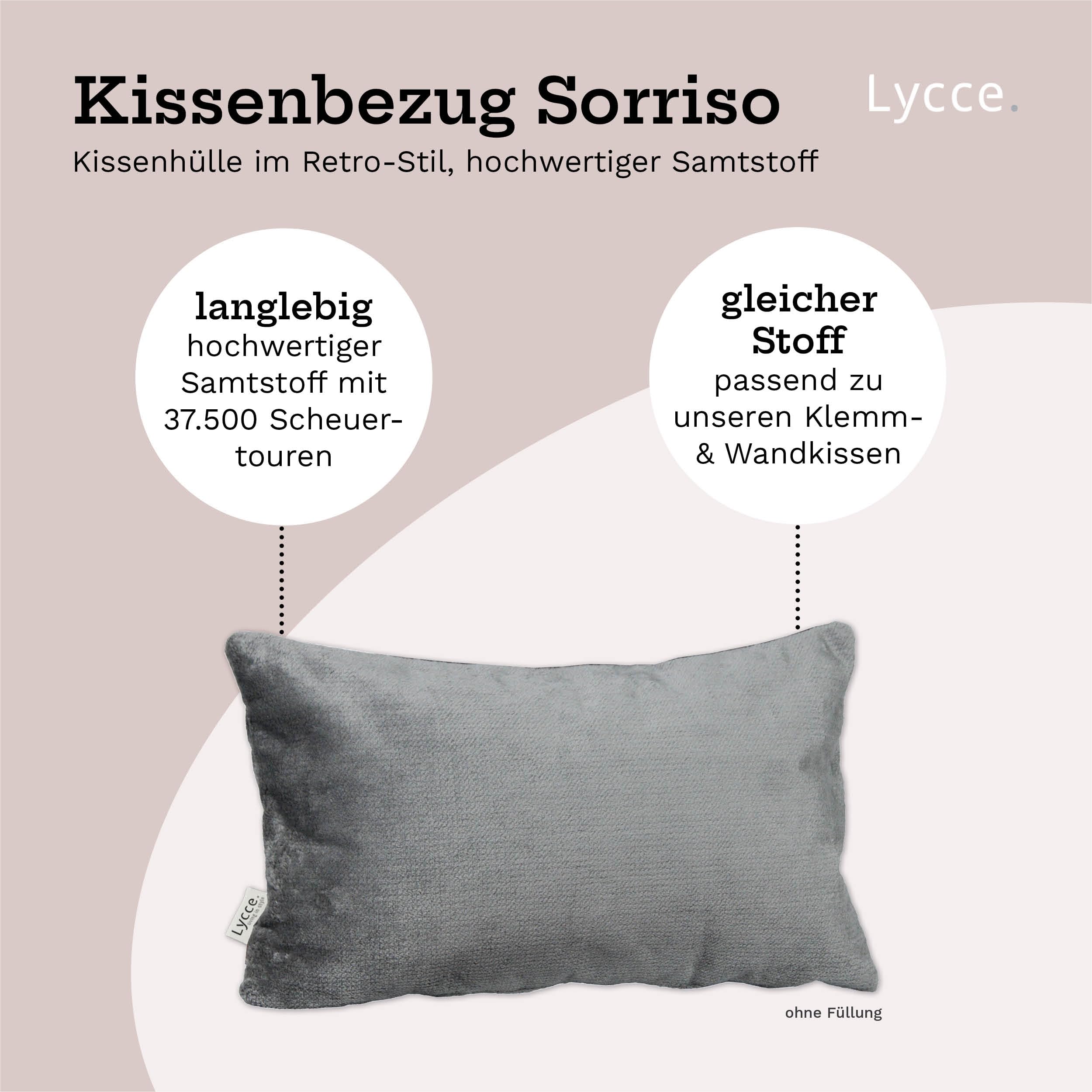 lycce-kissenbezug-sorriso-samt-grau-50-x-30-cm image 2