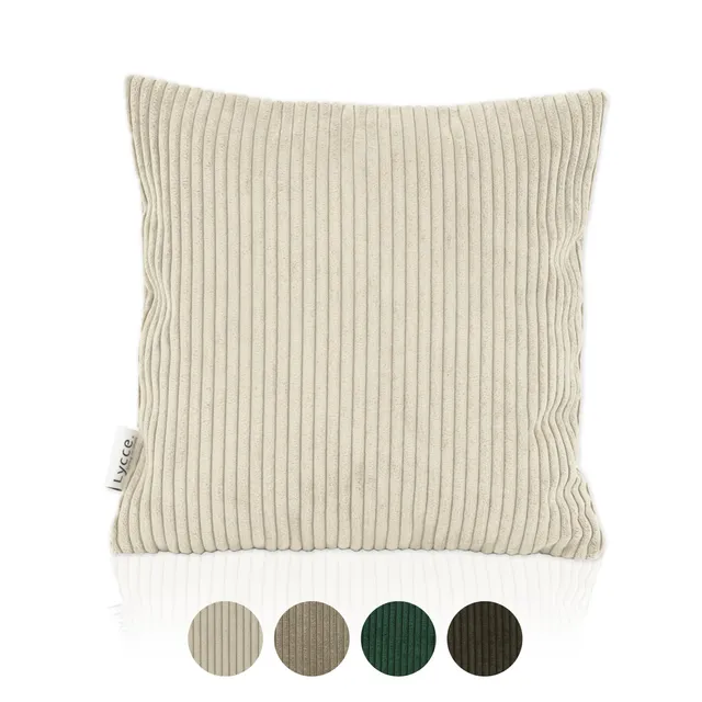 lycce-kissenbezug-cordstoff-beige-40x40-cm-mit-rei-verschluss image 1