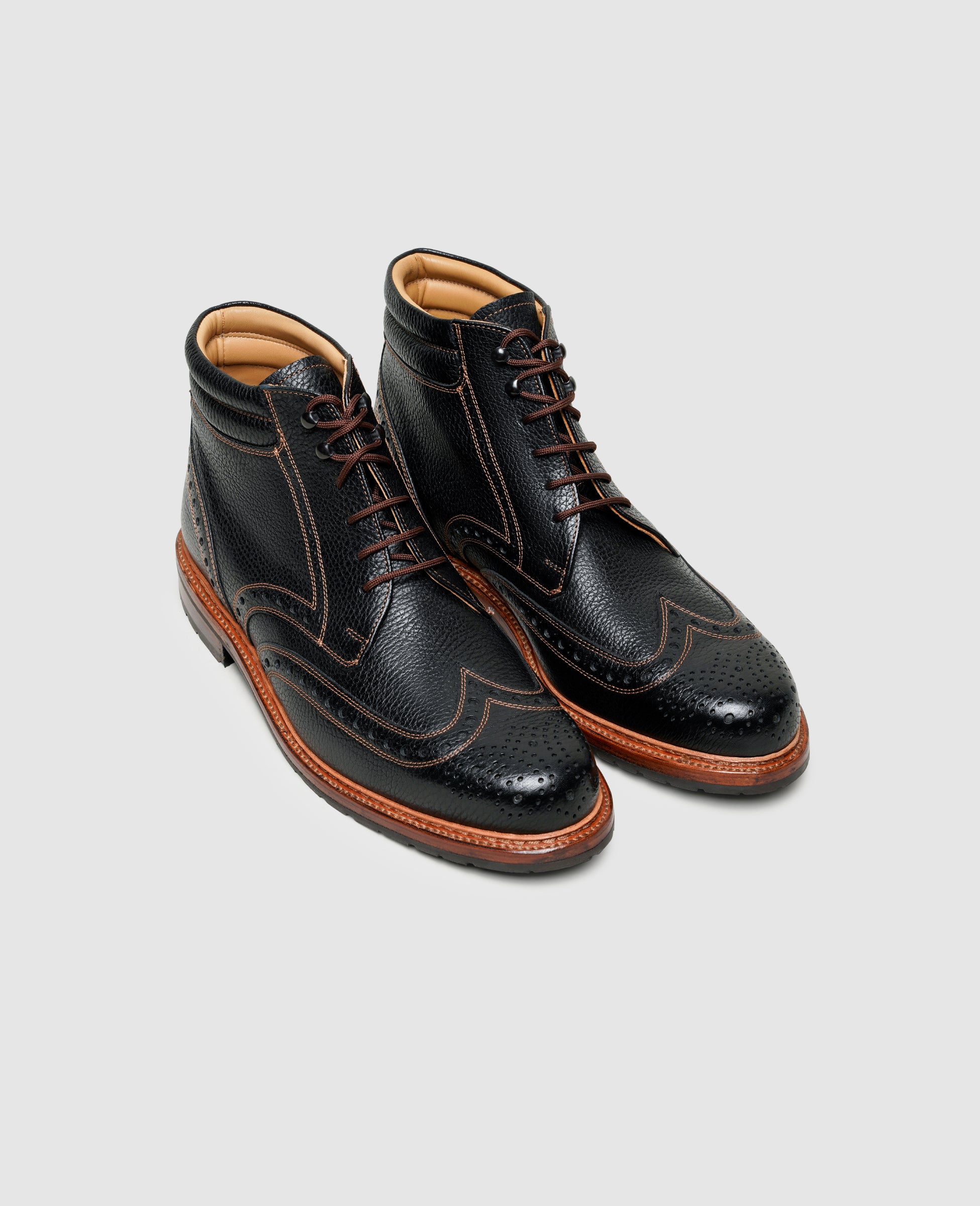 dinkelacker-buda-full-brogue-boot-az-gepr-gt-schwarz image 2