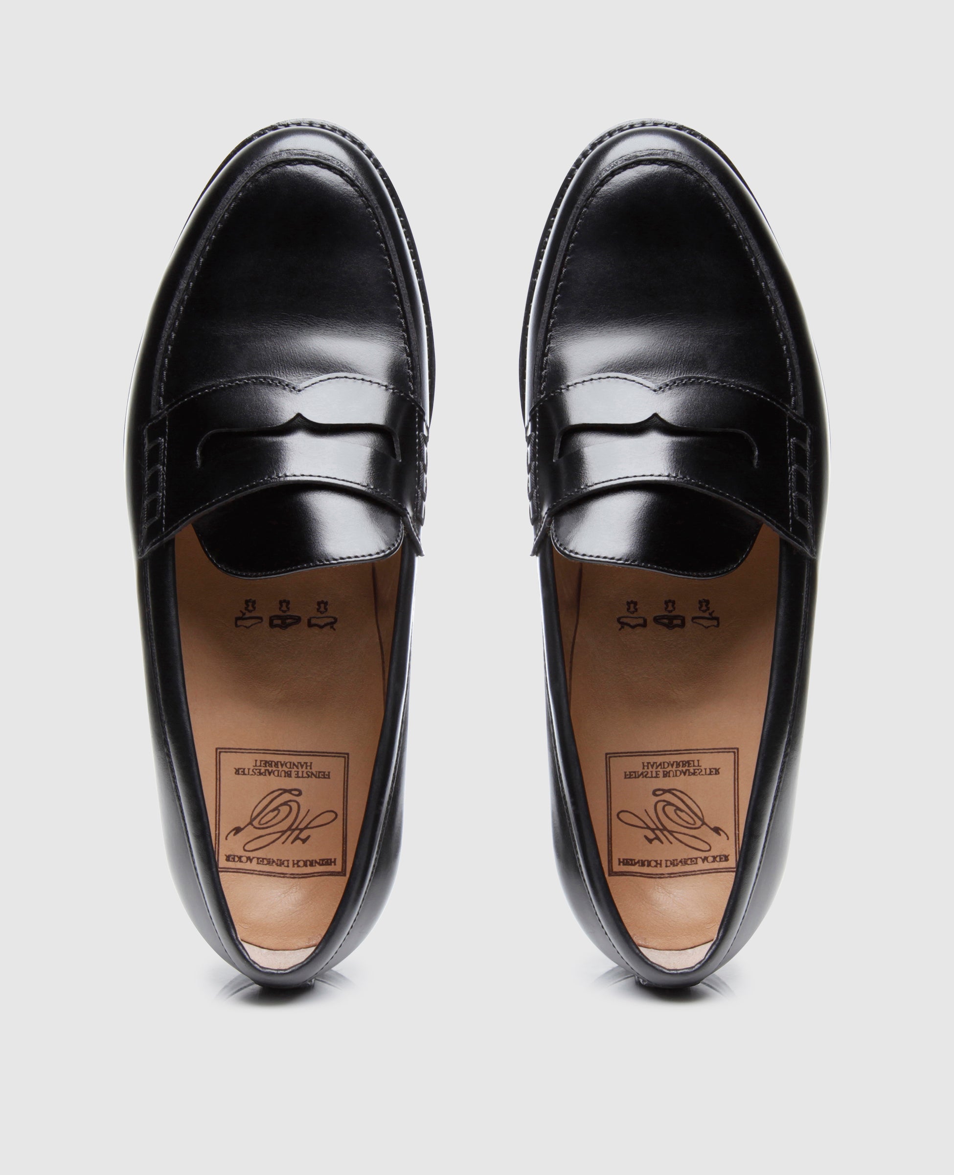 dinkelacker-janosh-k-plain-ac-schwarz-penny-loafer-weit-antik-calf image 8