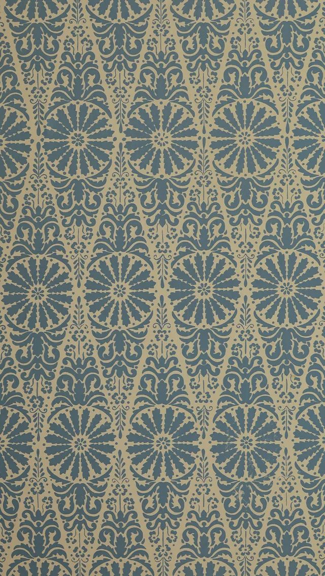 hembus-tapete-1363-b-josephine-blau-papiertapete-biedermeier-floral image 1