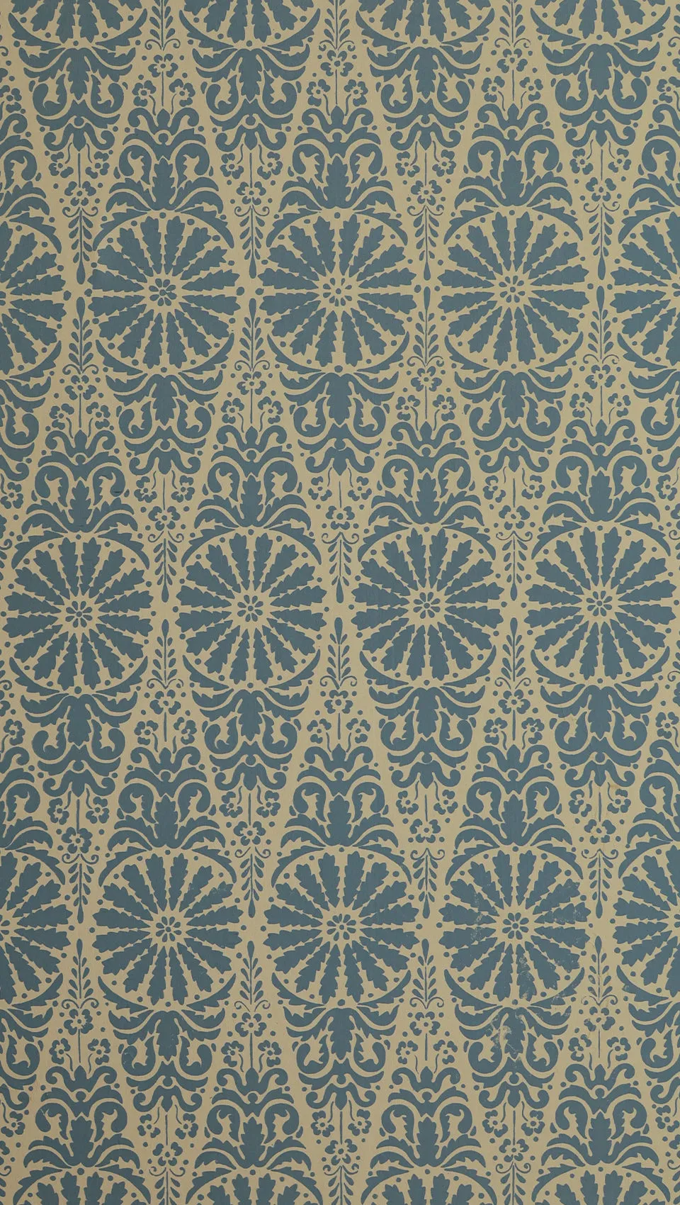 hembus-tapete-1363-b-josephine-blau-papiertapete-biedermeier-floral image 1