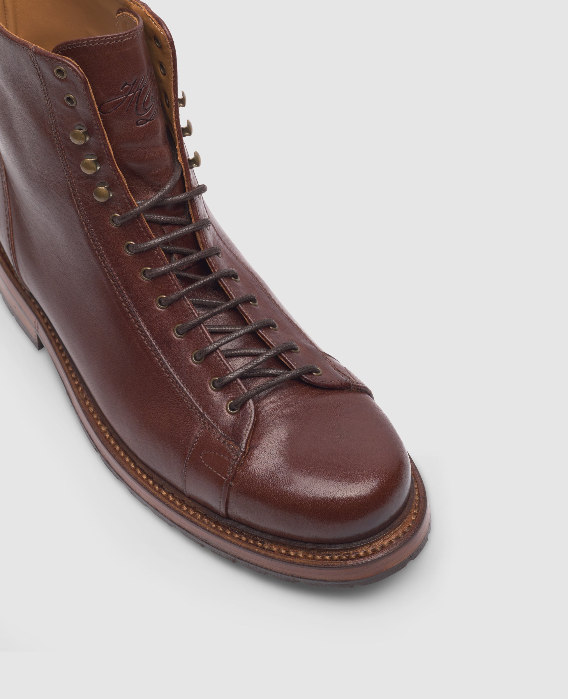 dinkelacker-rio-plain-bc-derby-boot-dunkelbraun-aus-boxcalf image 4