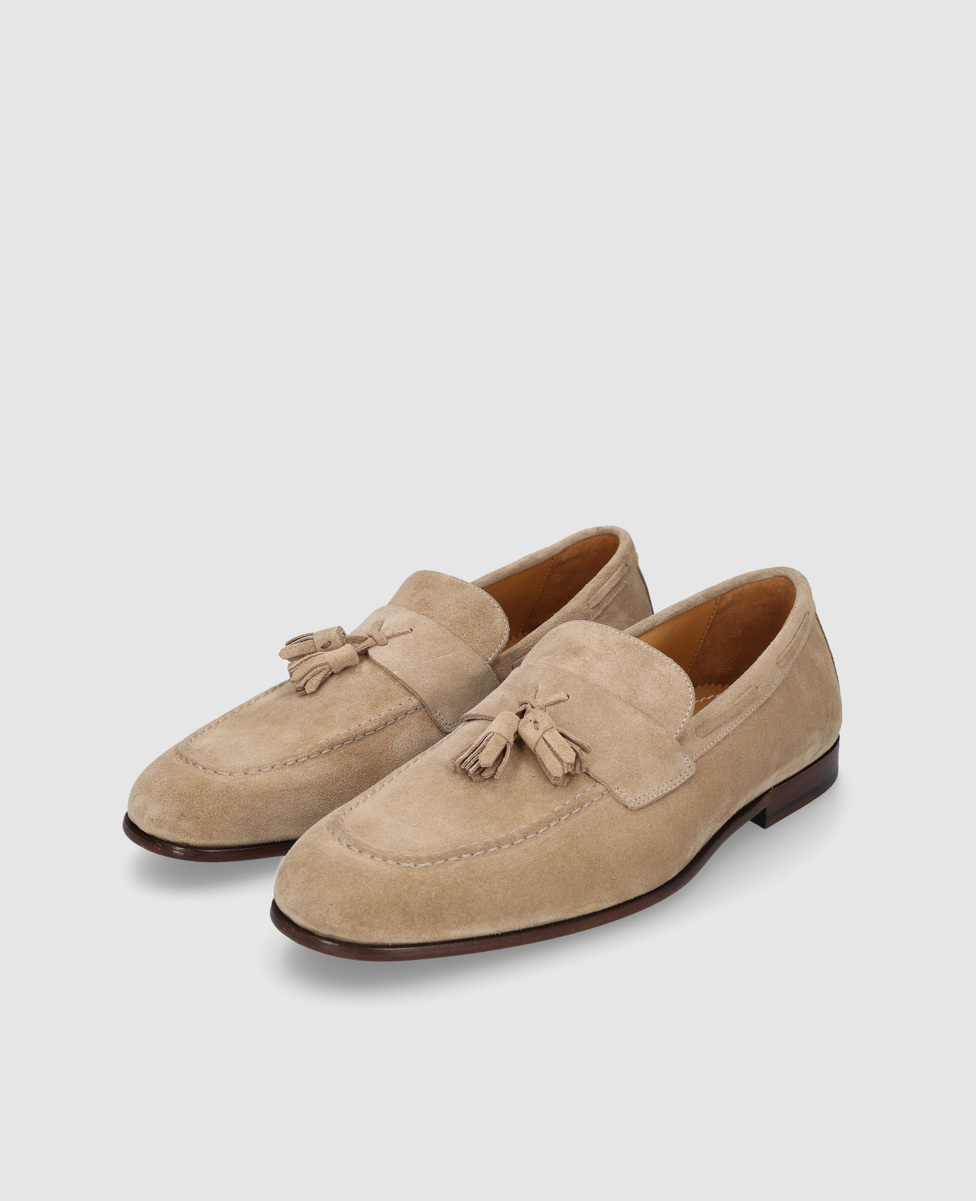 dinkelacker-amalfi-plain-tassel-v-hellbraun-tassel-loafer image 3