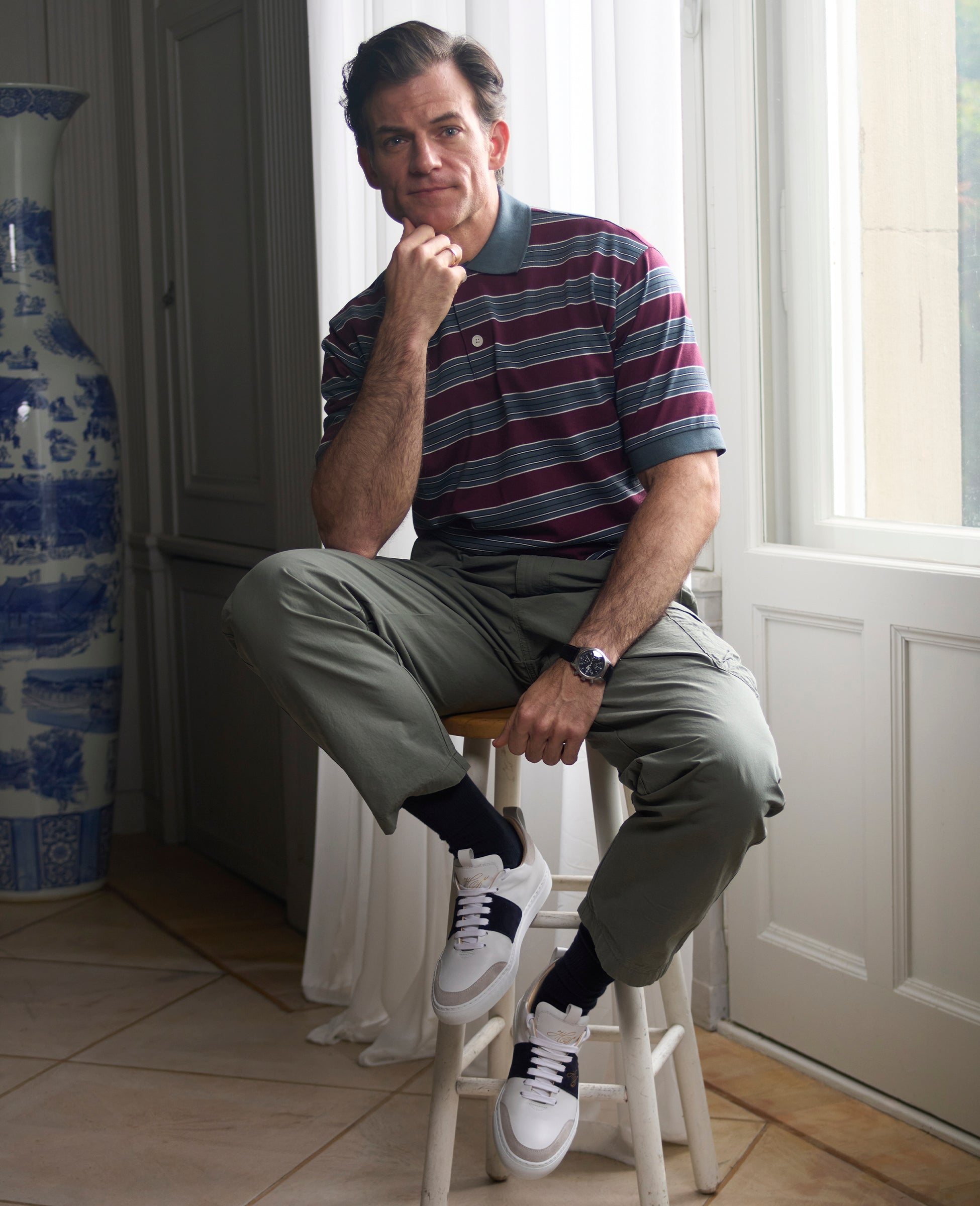 dinkelacker-turin-tennis-sneaker-np-wei-navy image 2