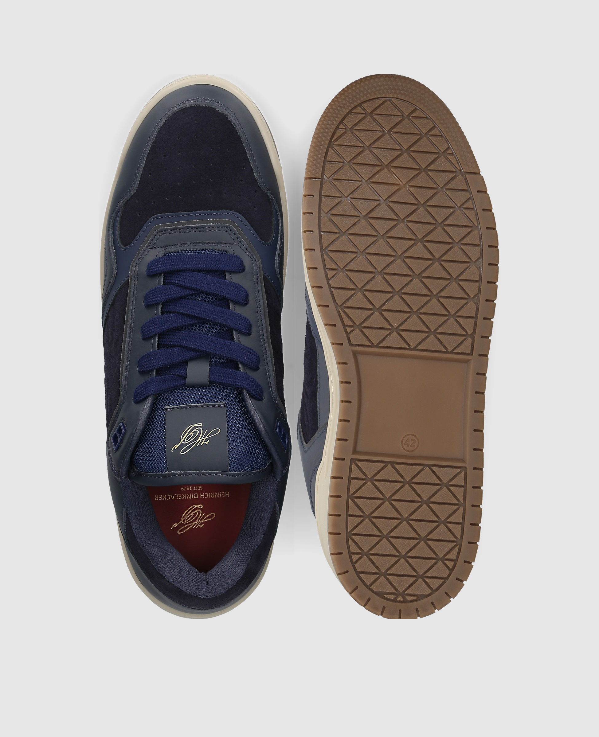 dinkelacker-los-angeles-sneaker-cl-dunkelblau-velours image 7