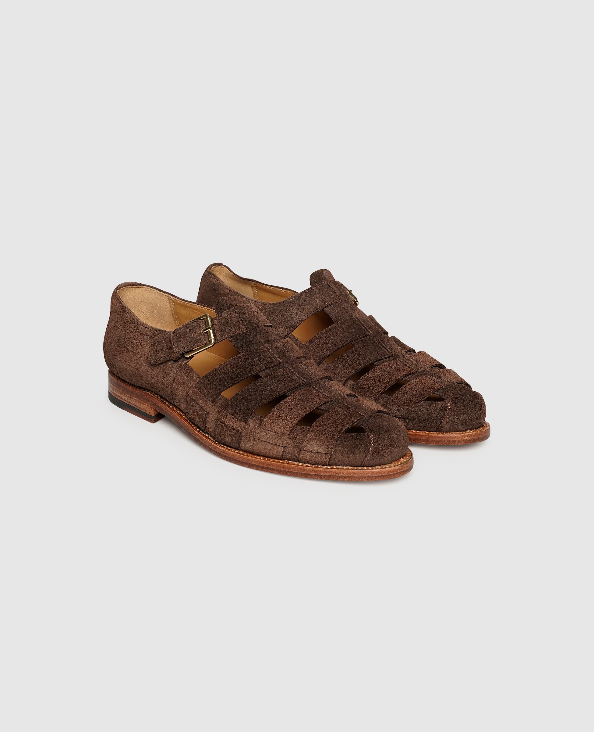 dinkelacker-london-fs-v-sandale-dunkelbraun-kalbsvelours image 2