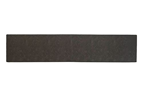 lycce-wandkissen-xxl-wildlederoptik-taupe-150-x-30-x-4-cm-mit-montage-set image 5