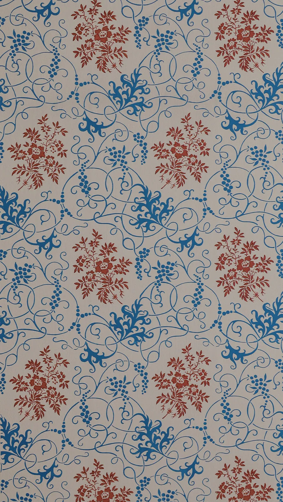 hembus-tapete-566-herzog-carl-theodor-papiertapete-48-cm-blau-floral-barock image 1
