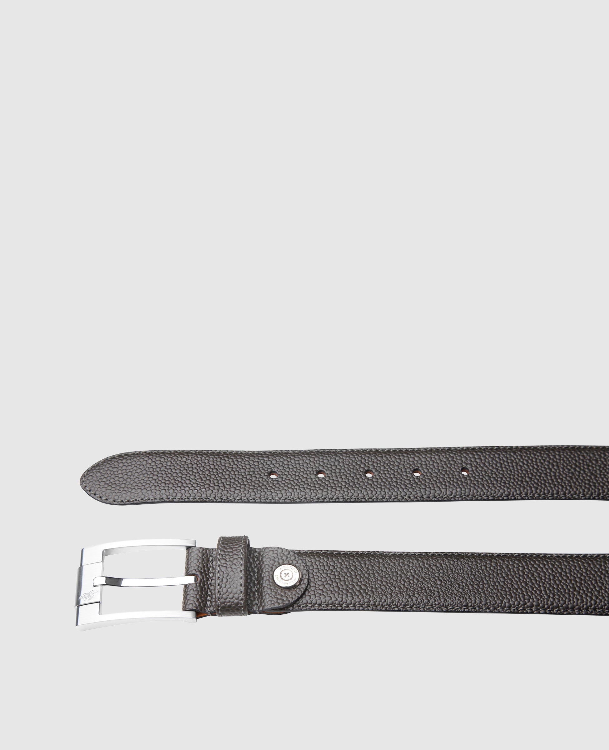 dinkelacker-marian-plain-ag-lederg-rtel-grigio-35mm image 2