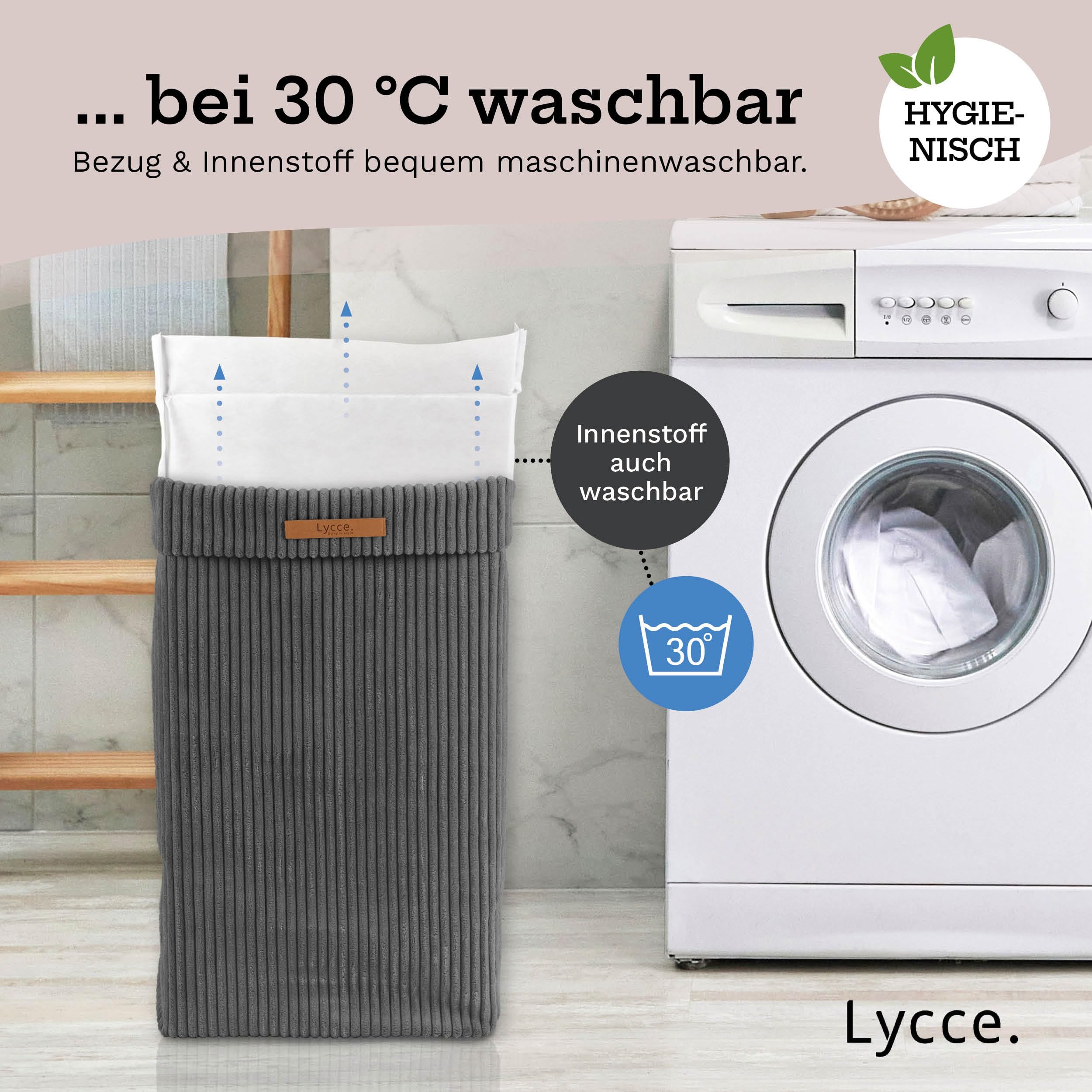 lycce-w-schekorb-cord-dunkelgrau-36-x-36-x-60-cm-70-liter image 6