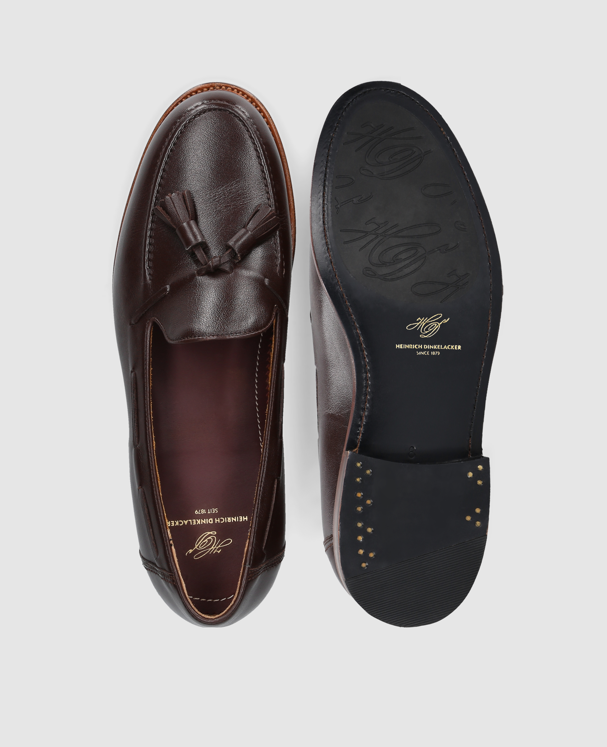 dinkelacker-wien-plain-tassel-loafer-dunkelbraun image 8