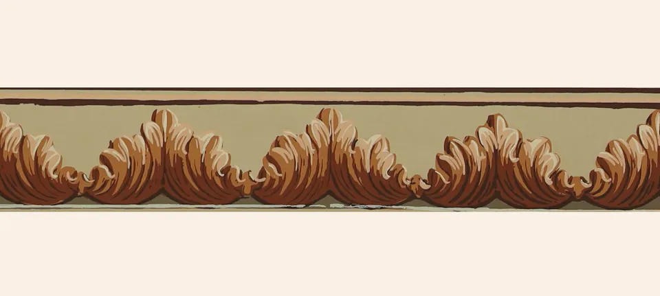 hembus-borte-111-wellenkamm-papiertapeten-borte-7-6-cm-biedermeier-braun-beige image 1