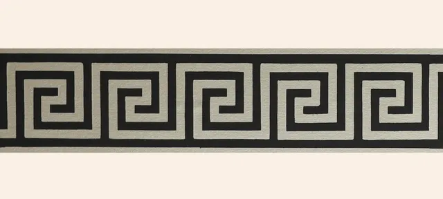 hembus-borte-140-c-m-ander-papiertapetenborte-schwarz-wei-gold image 1