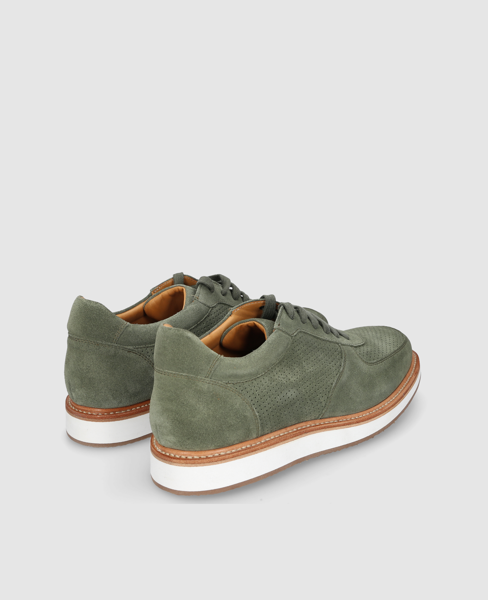 dinkelacker-london-sneaker-v-sneaker-gr-n-velours image 3