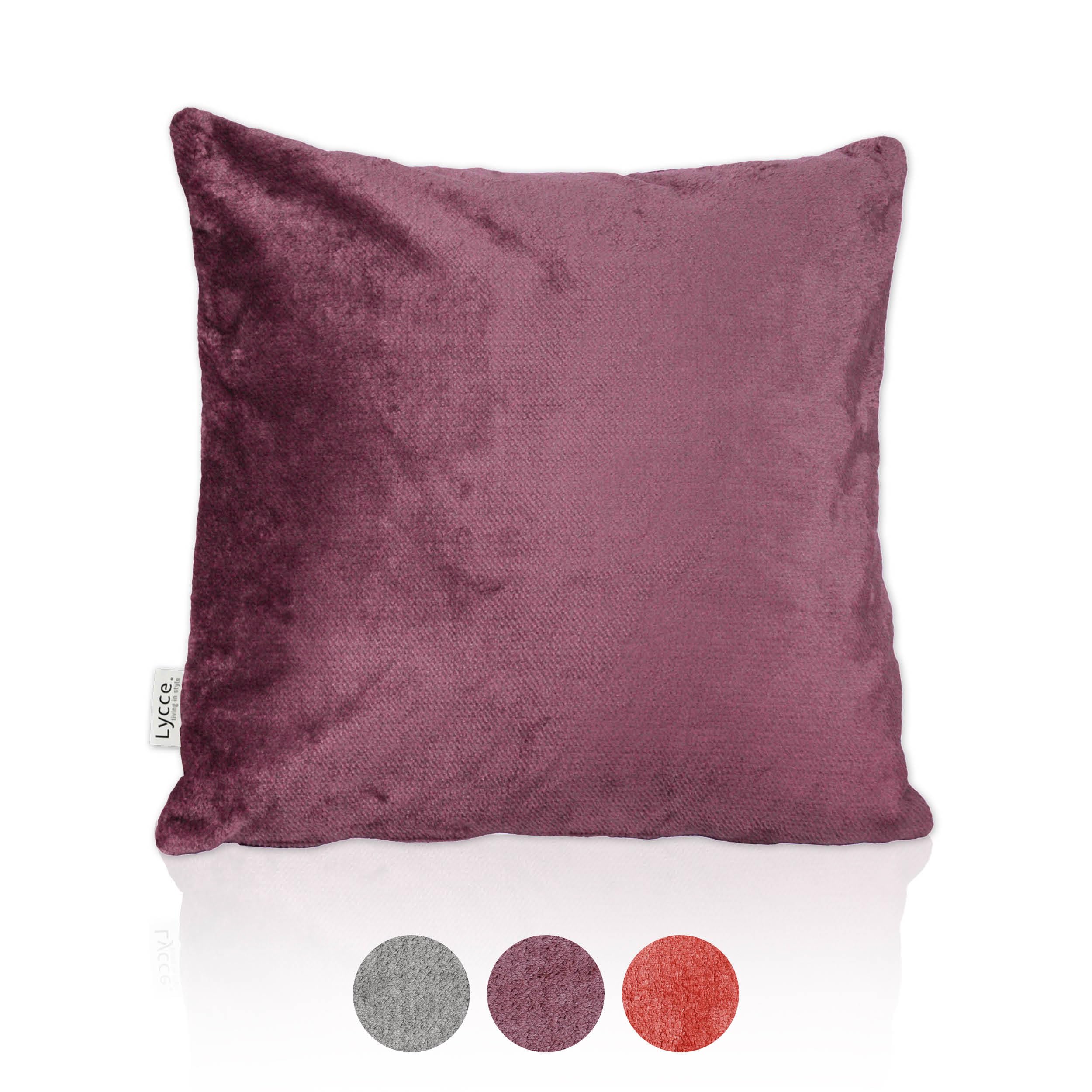 lycce-kissenbezug-sorriso-samt-berry-50-x-50-cm-mit-rei-verschluss image 1