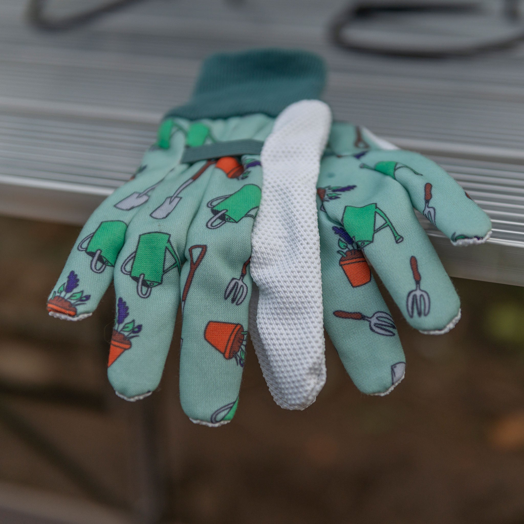 kent-stowe-garden-icons-baumwoll-handschuhe-small-mit-grip-punkten image 4