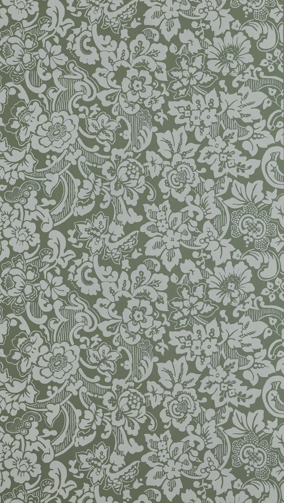 hembus-tapete-431-a-wei-e-blumenranke-papiertapete-47-cm-gr-n image 1