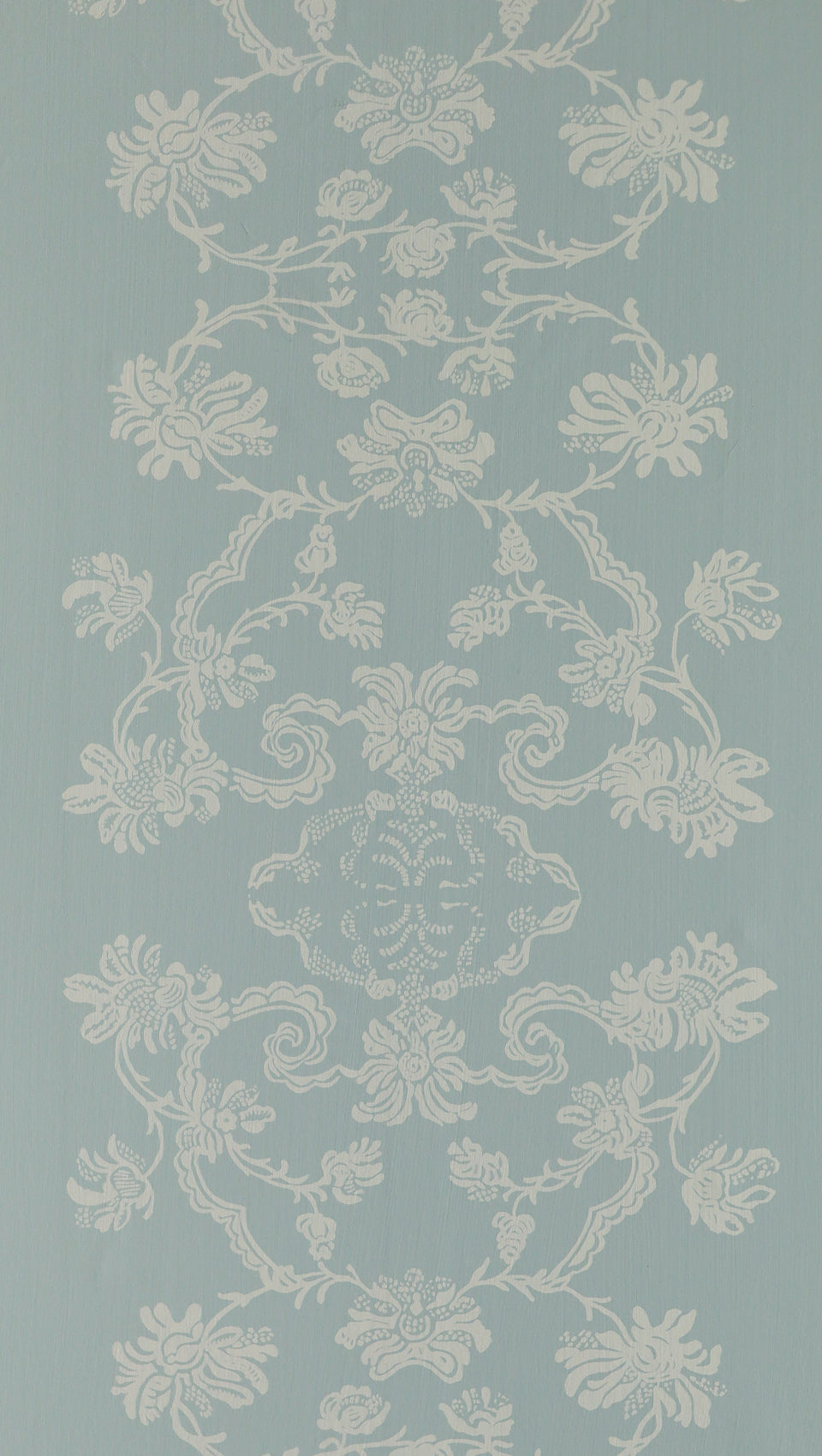 hembus-tapete-4072-chrysanthemen-blau-papiertapete image 1