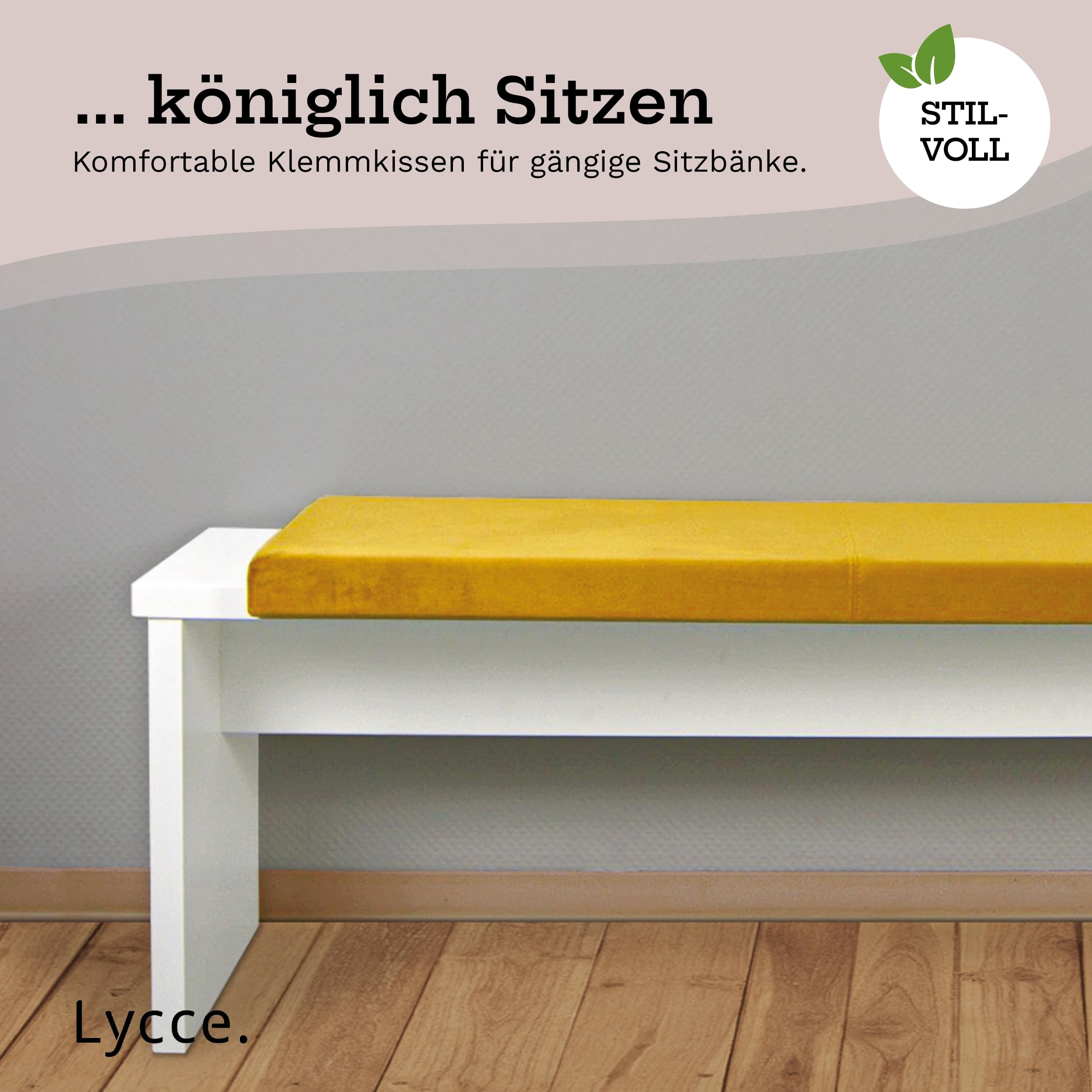 lycce-klemmkissen-1-leiste-2-sitzer-samt-senf-115x38x6-cm image 5