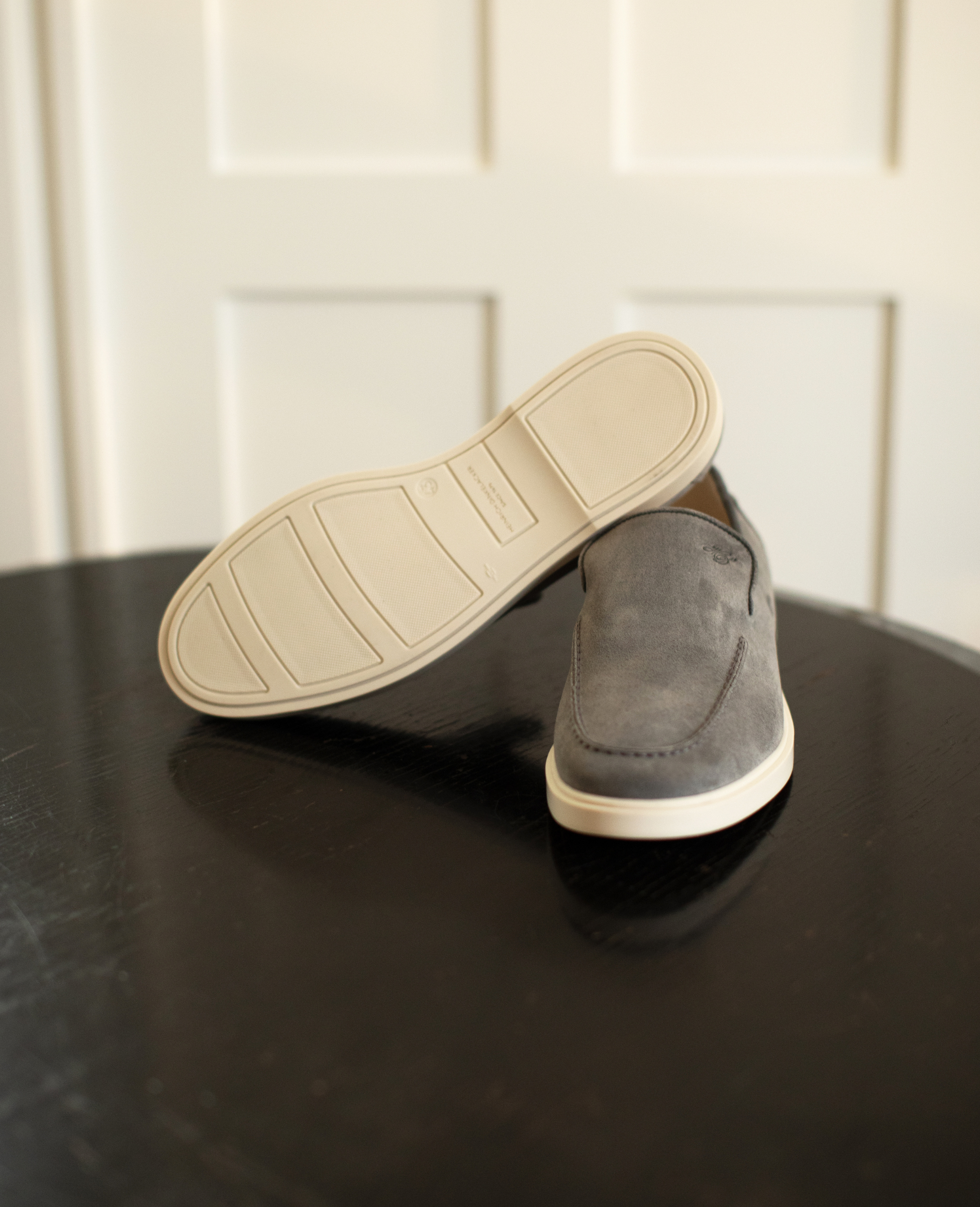 dinkelacker-genua-plain-v-loafer-grau-velours image 2
