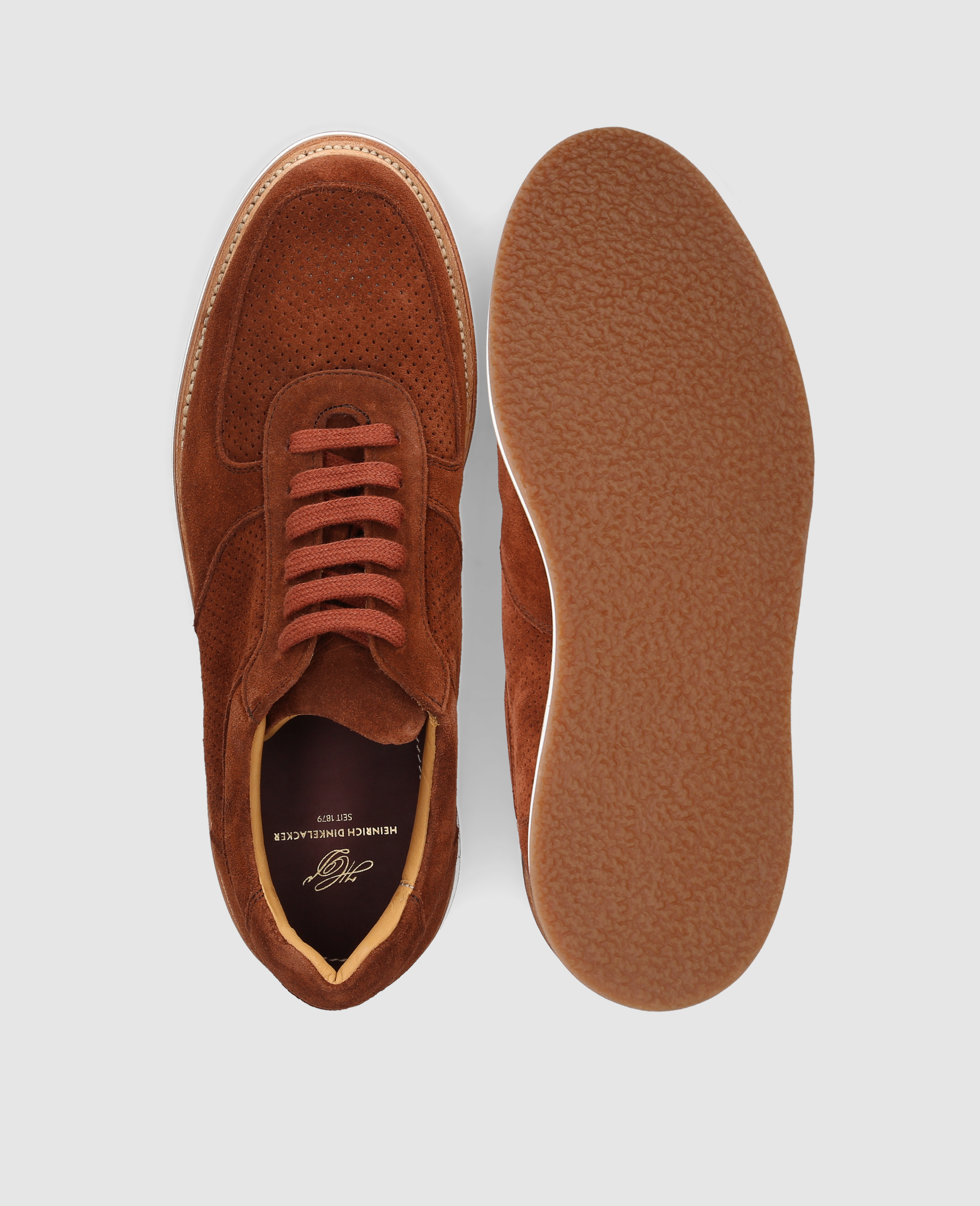 dinkelacker-london-sneaker-v-braun-rahmengen-hter-velours-sneaker image 7