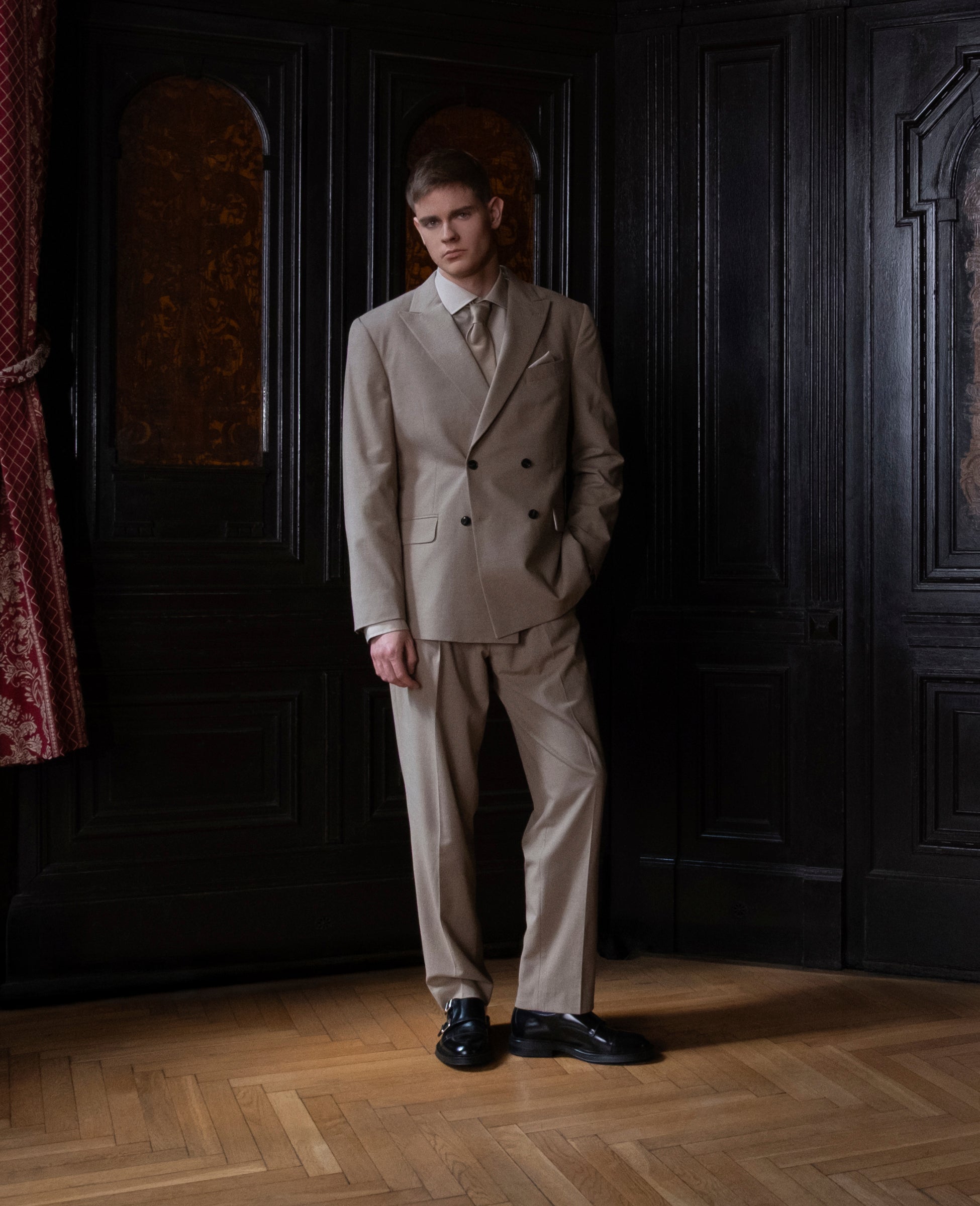 dinkelacker-florenz-plain-ca-herren-double-monk-schwarz image 8