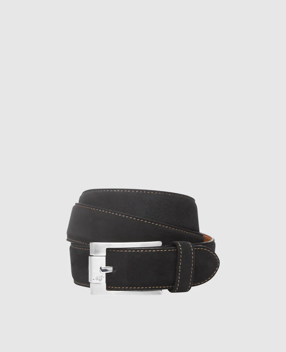 dinkelacker-bence-plain-v-g-rtel-schwarz-kalbvelours image 1