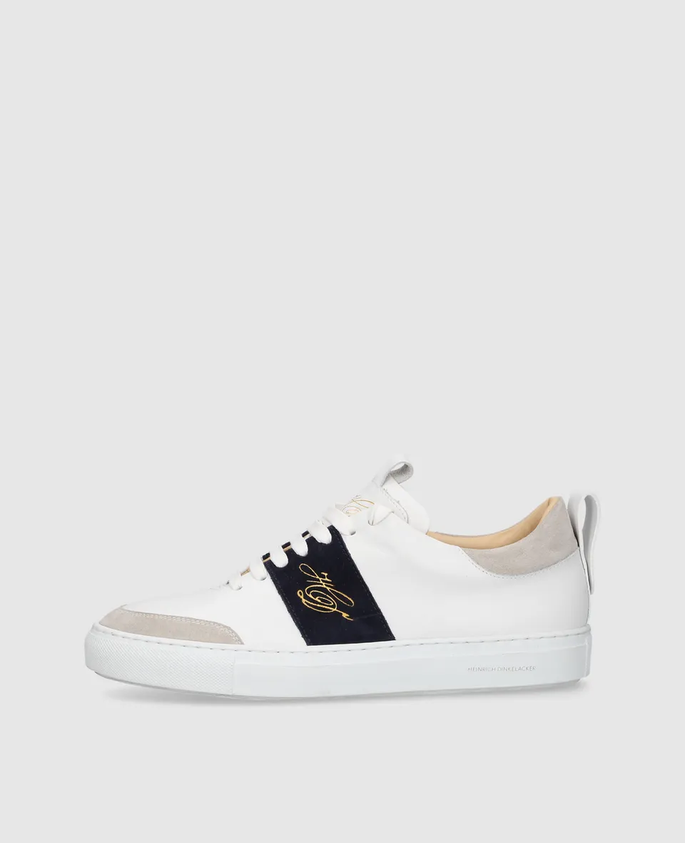 dinkelacker-turin-tennis-sneaker-np-white-navy-kalb-nappa image 1