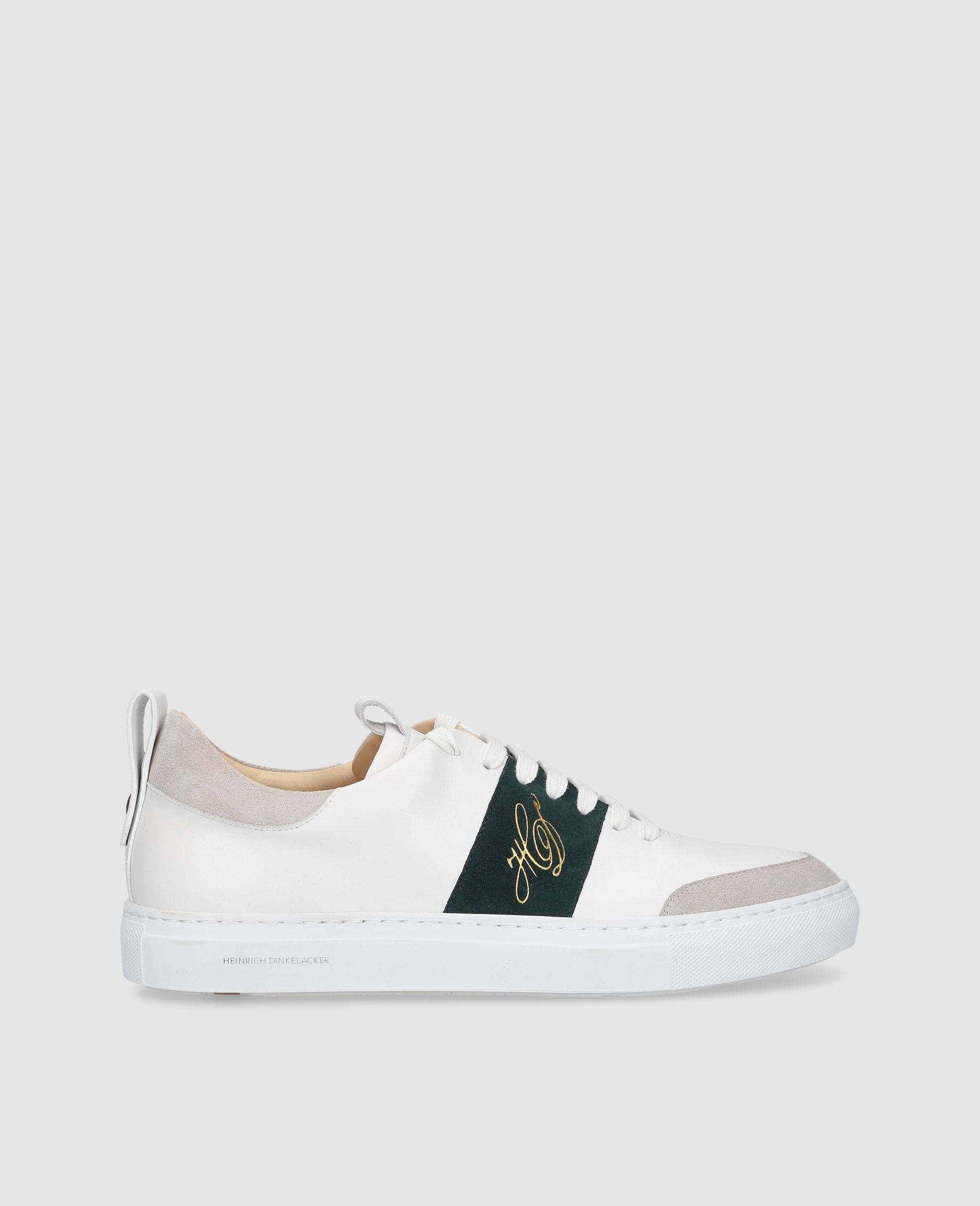 dinkelacker-turin-tennis-sneaker-wei-petrol-kalbsnappa image 7