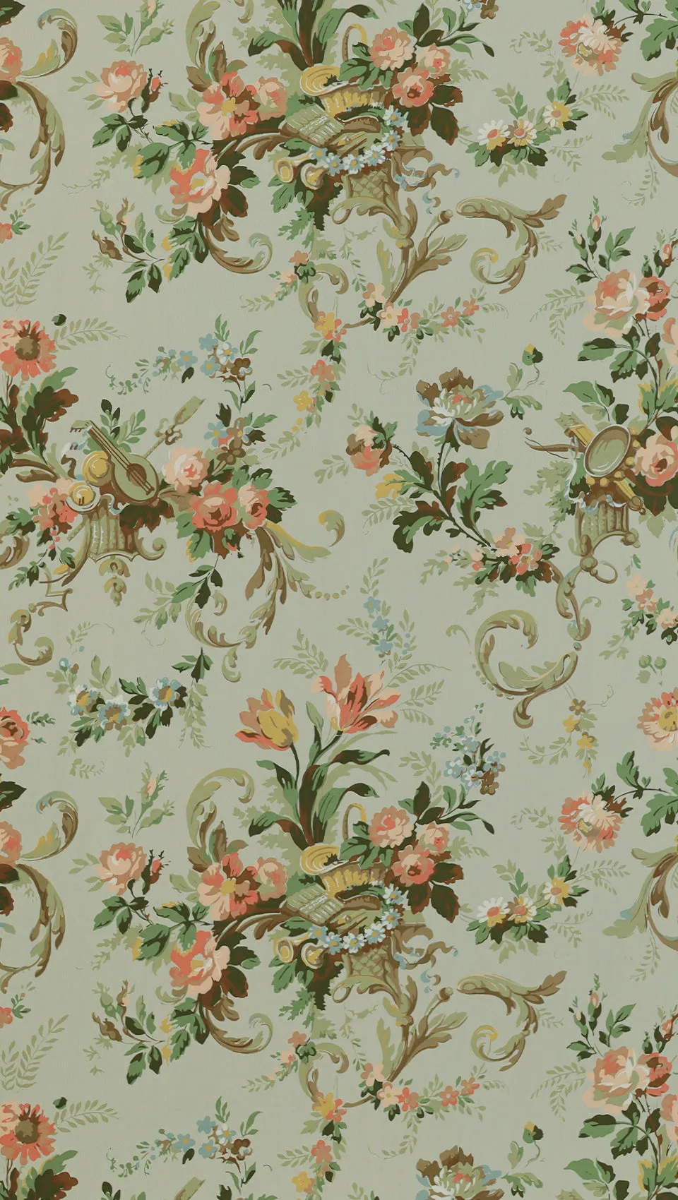hembus-tapete-464-un-panier-fleuri-barock image 1