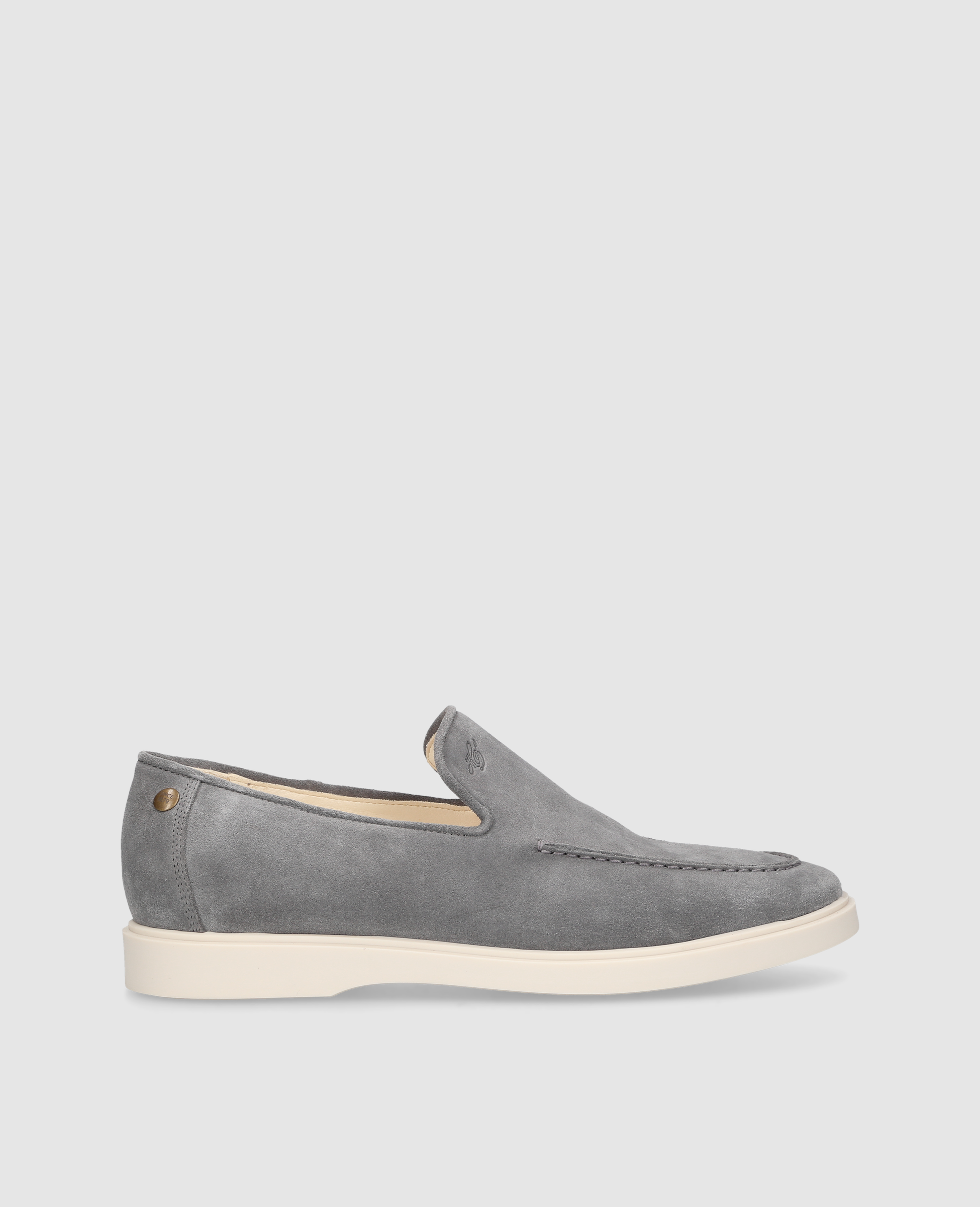 dinkelacker-genua-plain-v-loafer-grau-velours image 7
