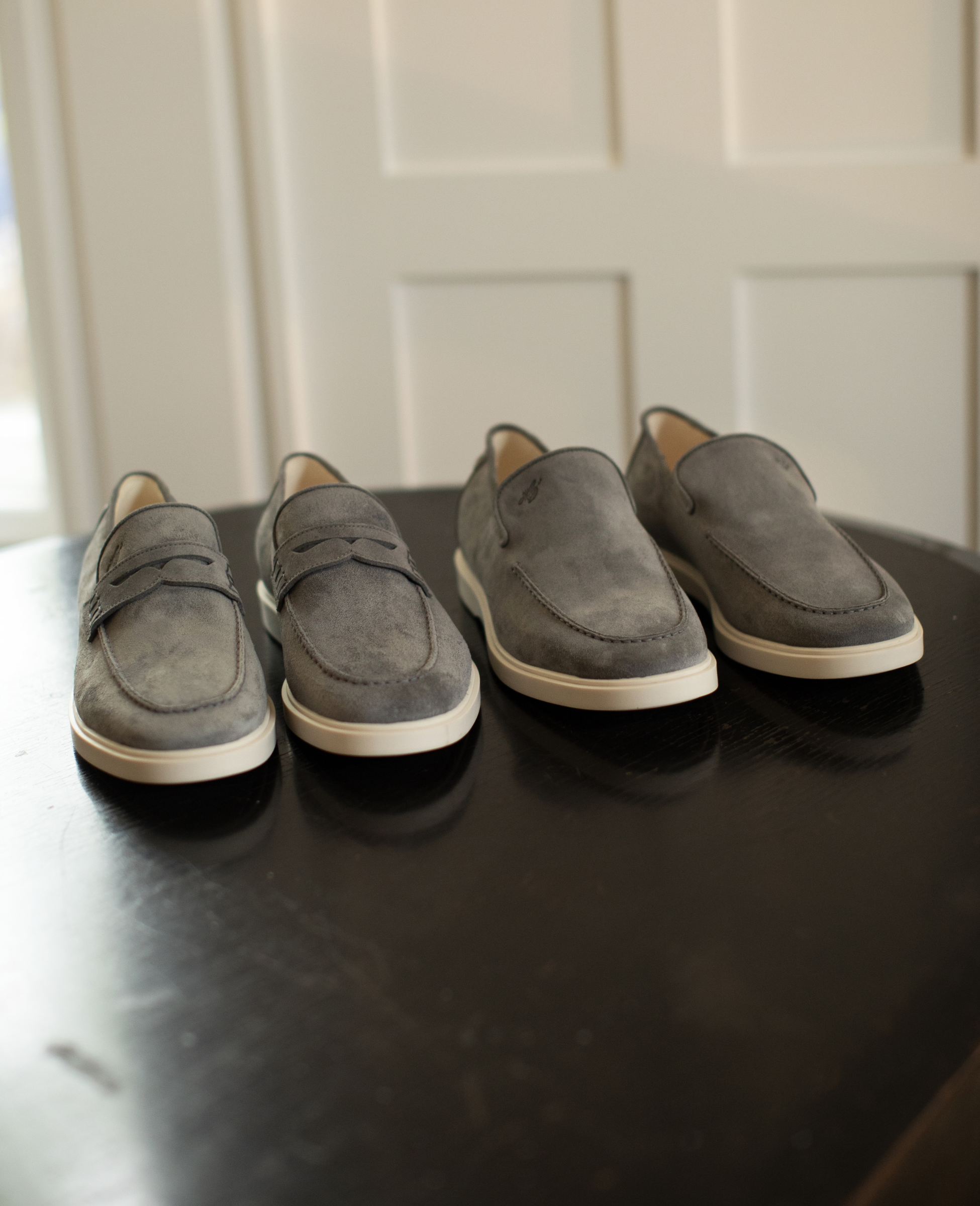 dinkelacker-genua-penny-loafer-v-grau-kalbsvelours image 2